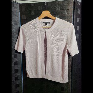 Light Pink Short sleeve cardigan S